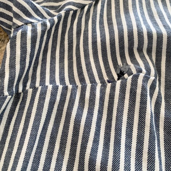 NWT Westport Navy and White Striped Top 2X - Picture 7 of 8